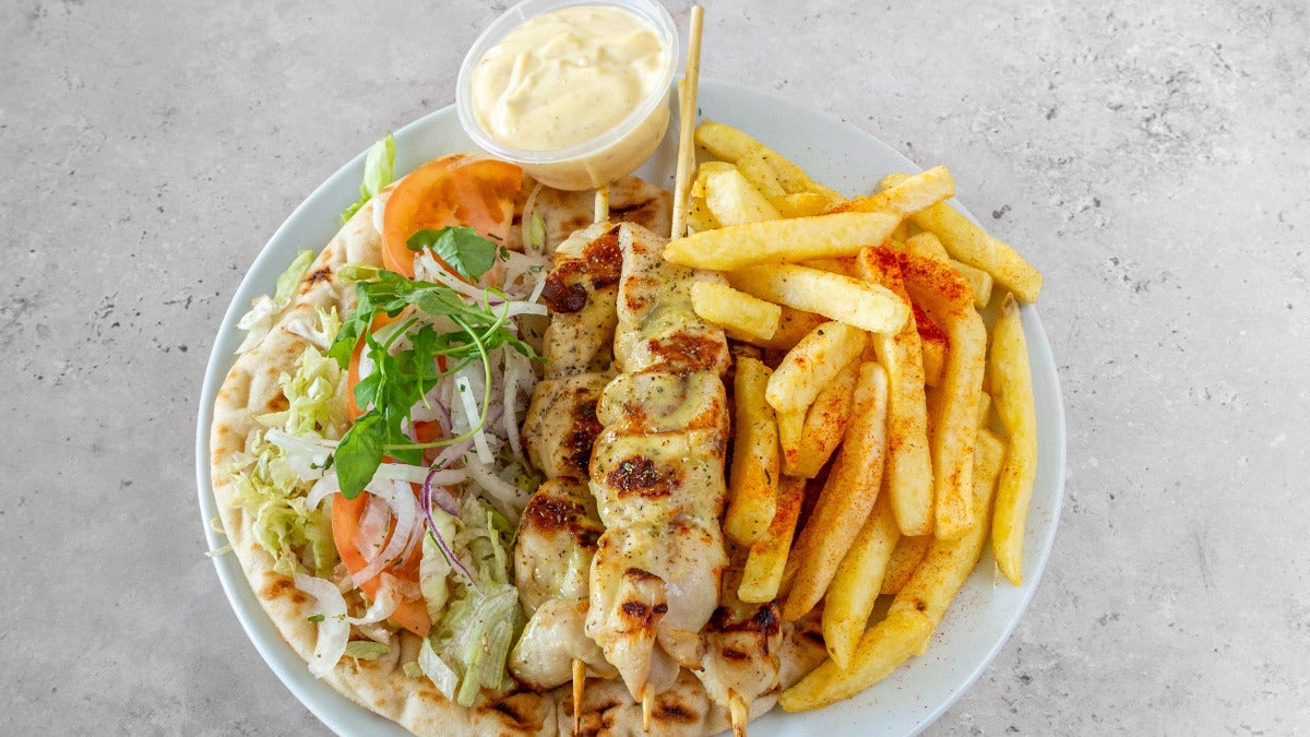 Chicken Souvlaki Portion