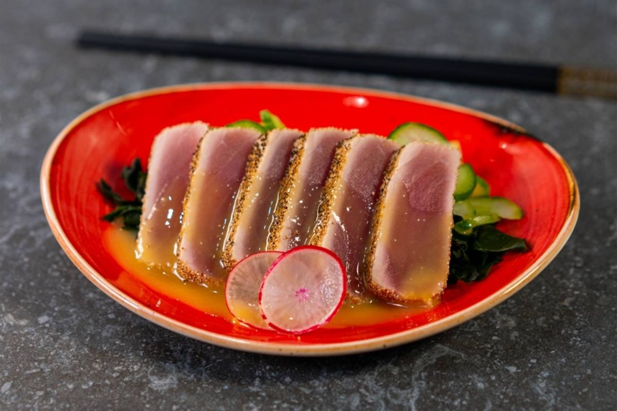 Poppy Crusted Tuna Sashimi (6PCS)(MU)(M)