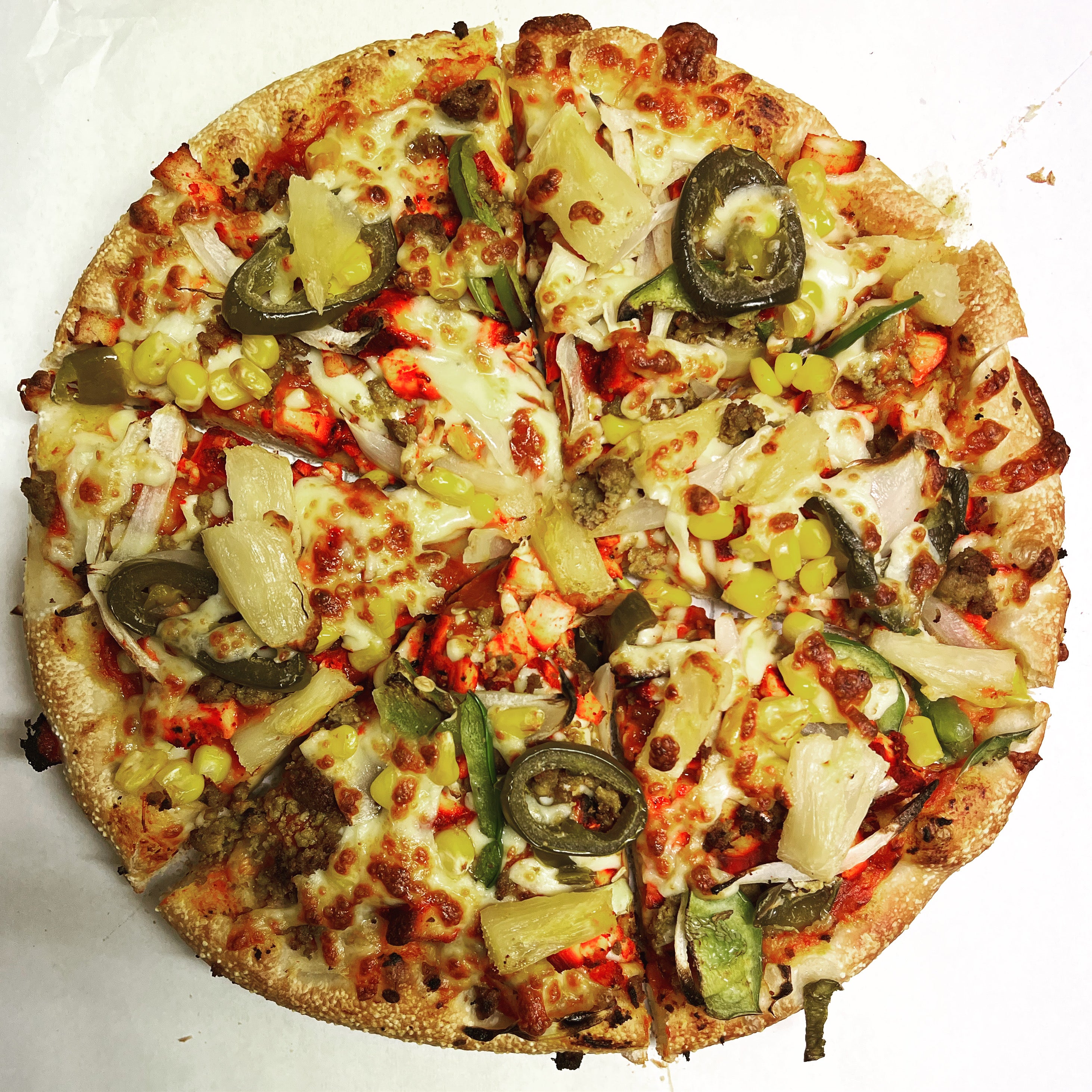 Pink Garlic Pizza
