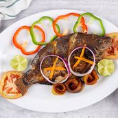 Roasted Fish With Plantain