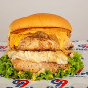 mozzarella cheese special chicken burger