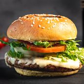 Smoke Veggie Burger