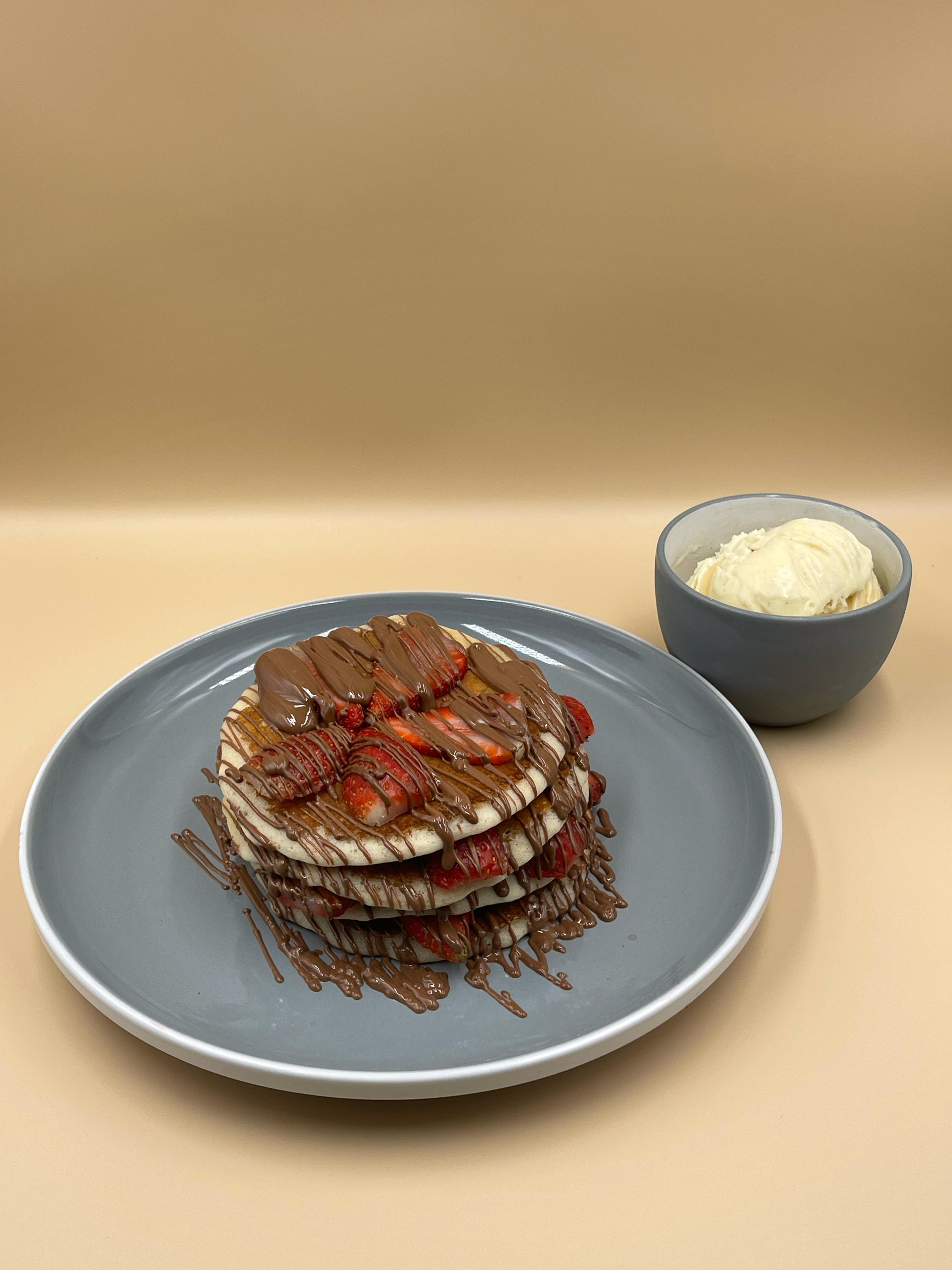 Strawberry Vanilla Pancake!