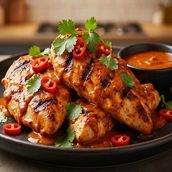 High protein Spicy Coconut Grilled Chicken