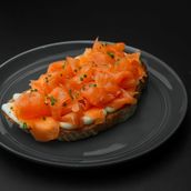 SALMON & CREAM CHEESE TOAST