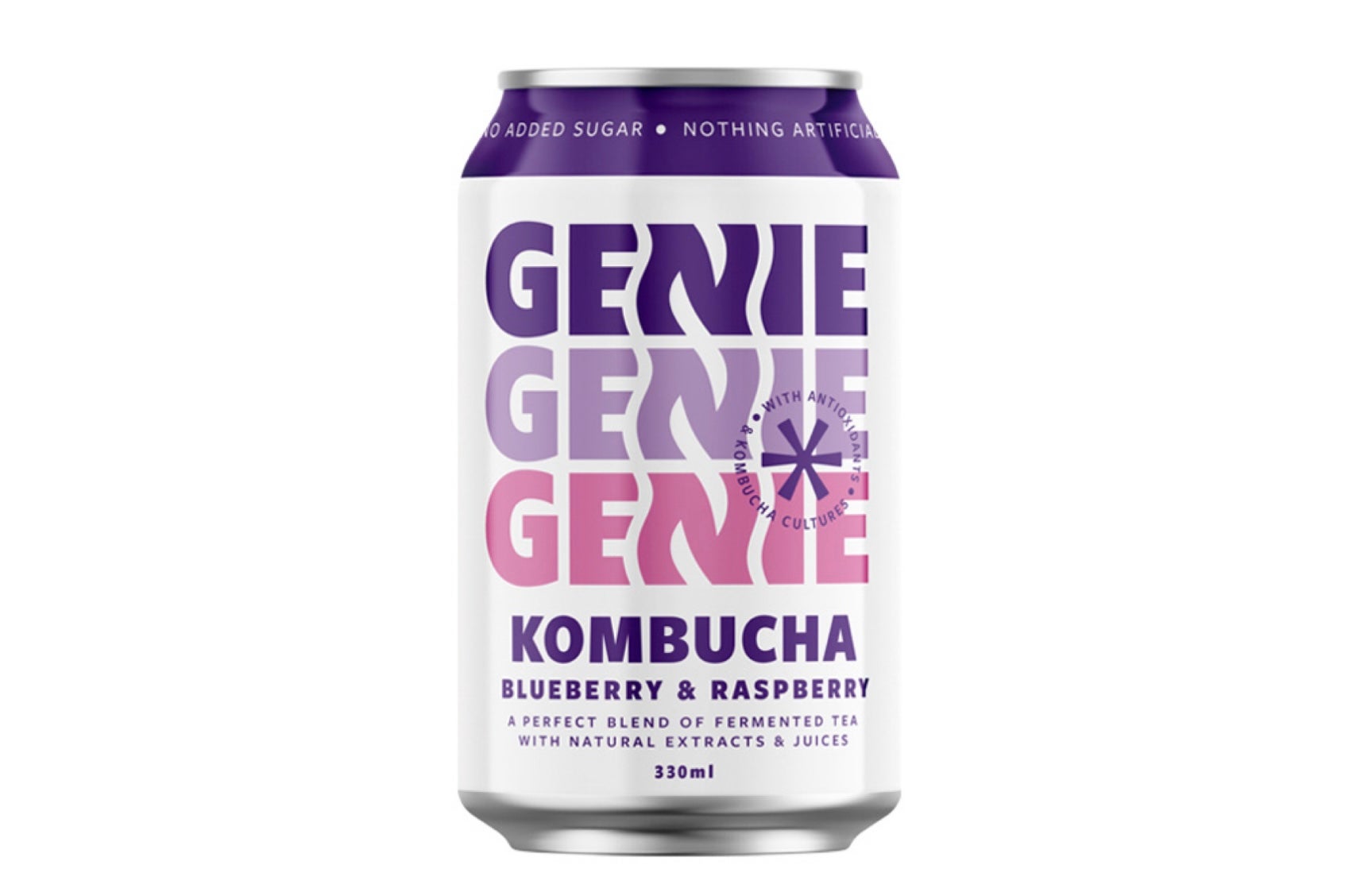 Genie Kombucha - Blueberry & Raspberry