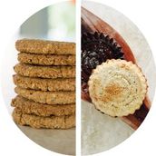 Peanut Butter and Oats Cookies And Dates Maamoul