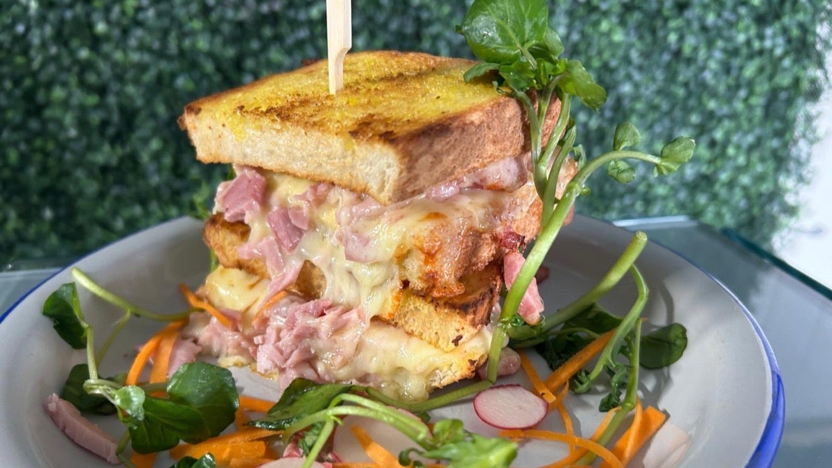 Grilled Ayrshire ham & cheese