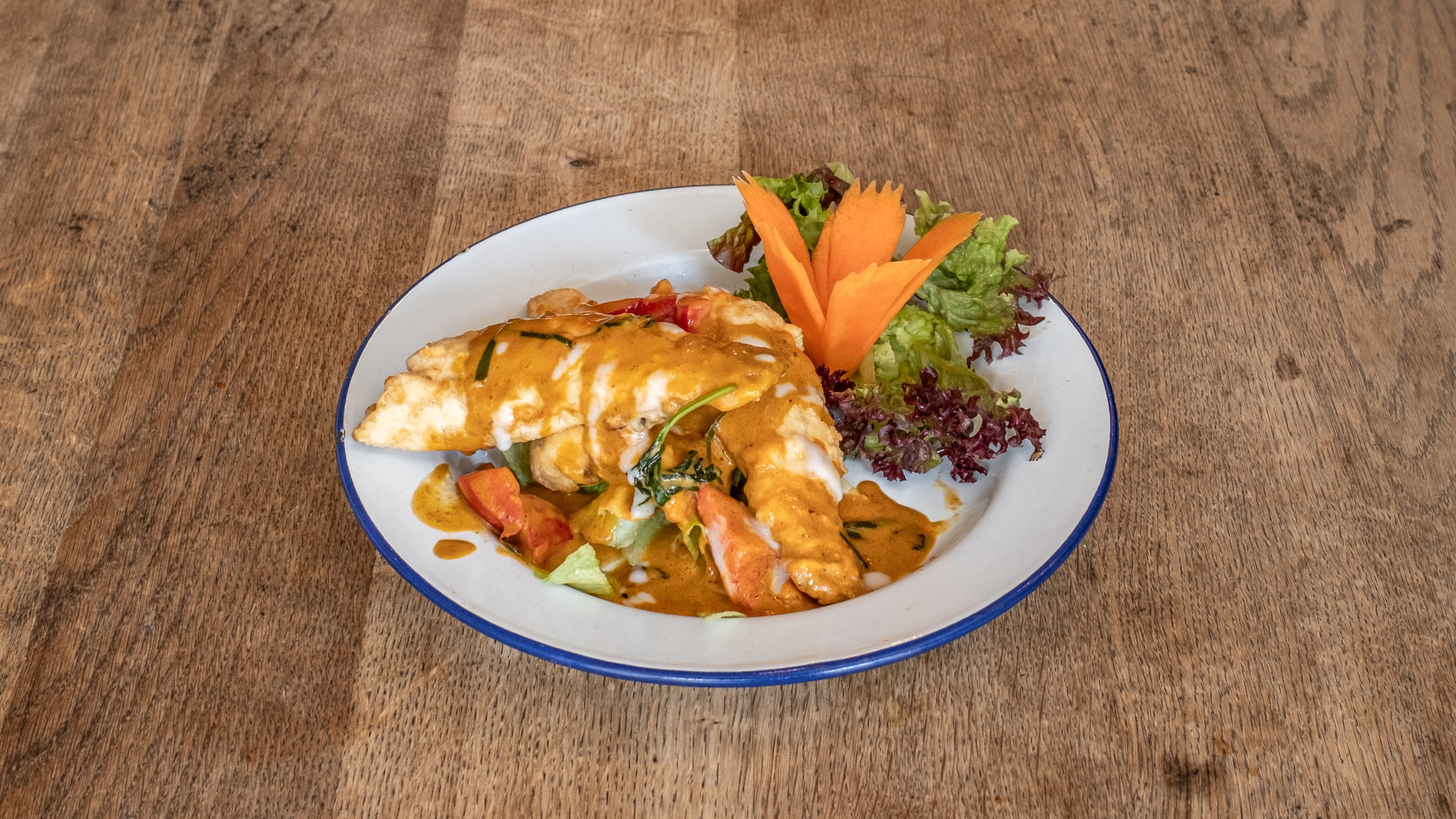 Sea Bass with Chu Chee Curry (Medium Hot) 🌶