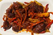 Chicken With Red Pepper