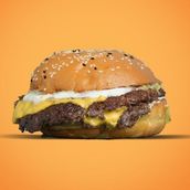 Smash Burger Angus with Truffle Sauce