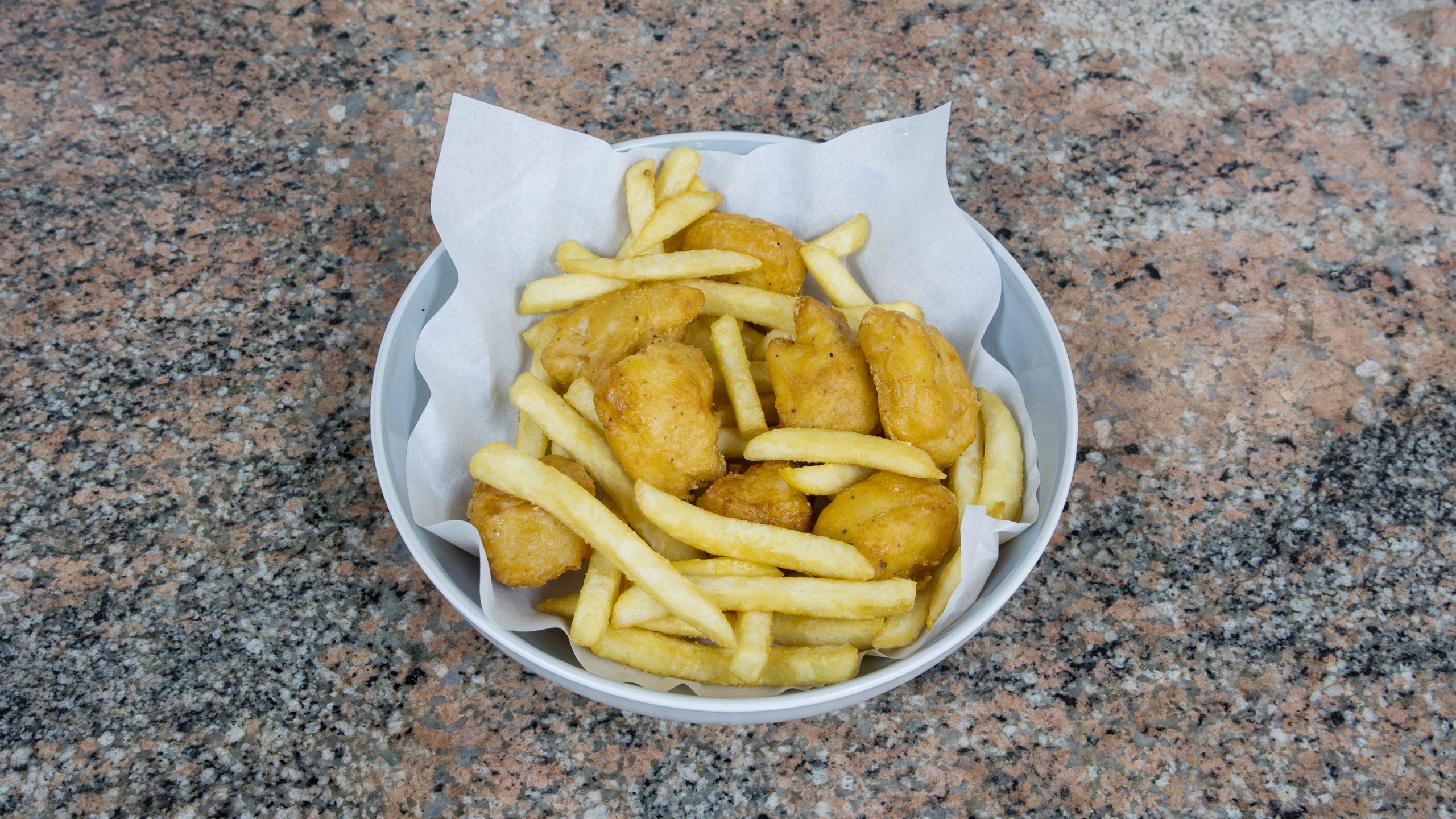 Chicken Nuggets and Chips