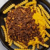 Potato With Dynamite Sauce And Meat