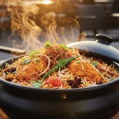 CHICKEN DUM Biryani 