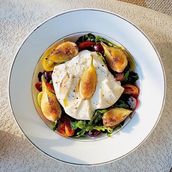 Fig & Grape Burrata Salad