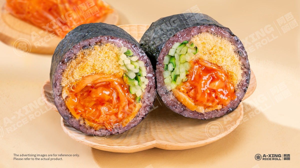 泡菜思密达饭团 Kimchi "Oppa Style" Rice Roll
