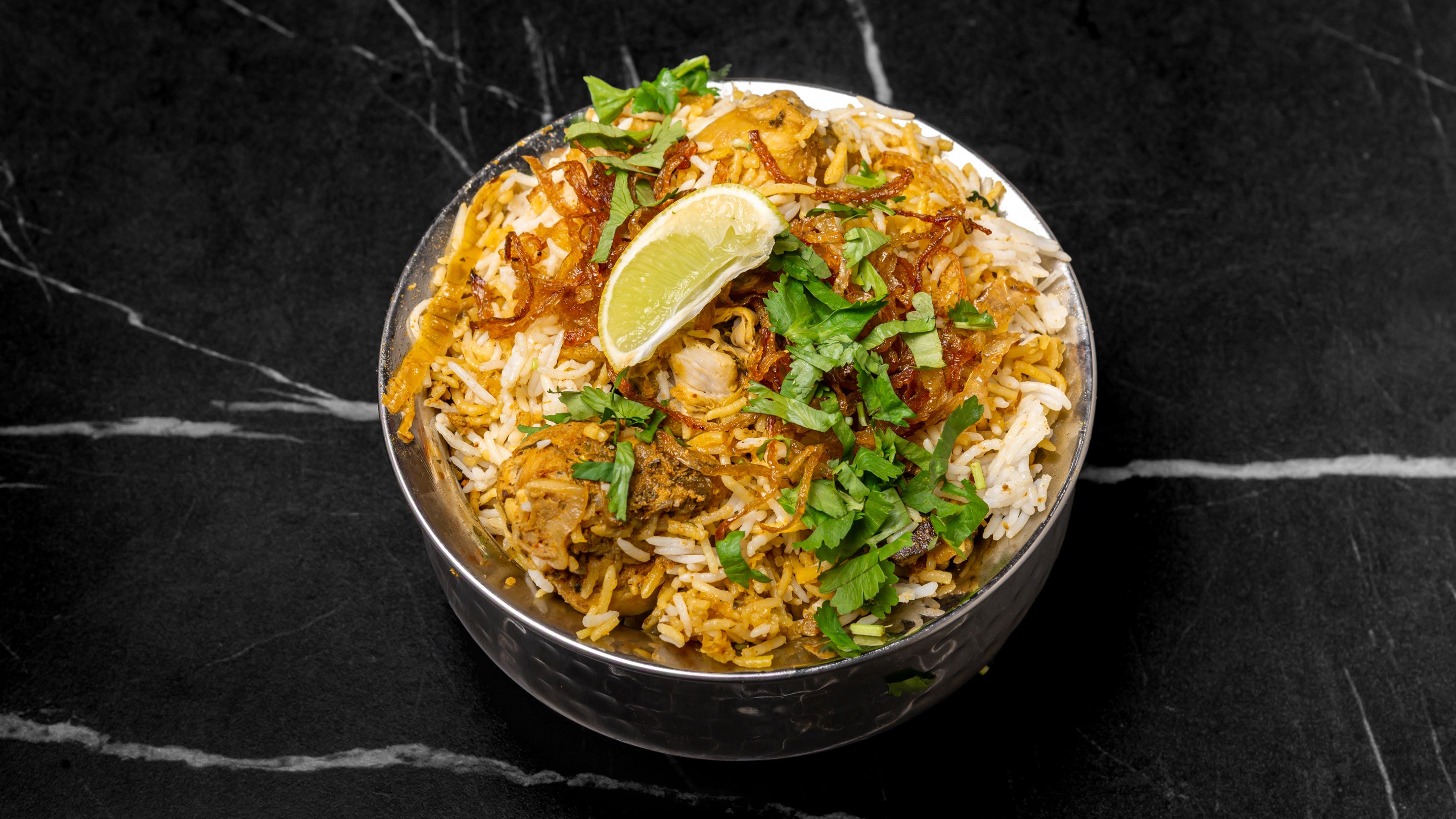 Hyderabadi Chicken Dum Birayani