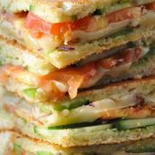 Vegetables Grilled Sandwich