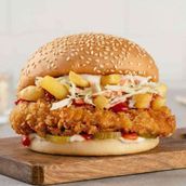 Lebanese Crispy Chicken Burger