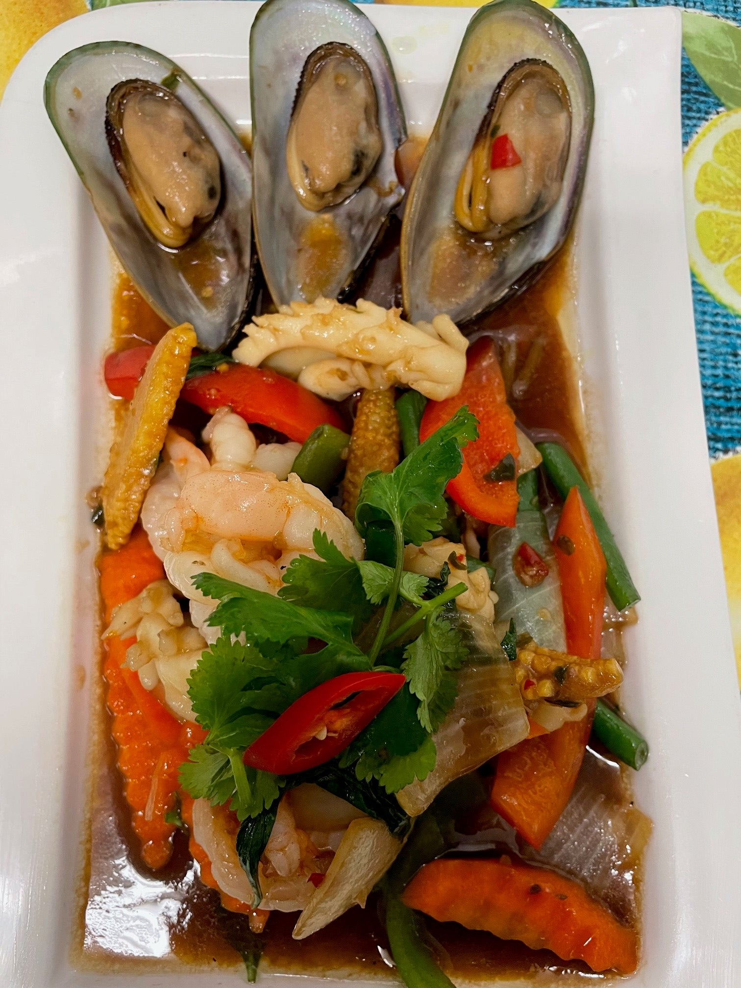 Seafood Pad Cha