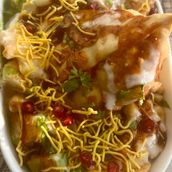 Samosa Chana Chaat 