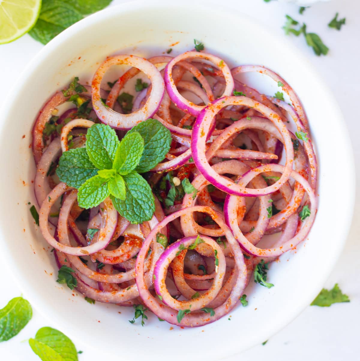 Bombay Onion Lachha Salad