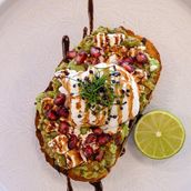 Avocado Poached Eggs