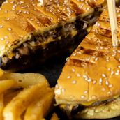 MUSHROOM AND TRUFFLE BURGER