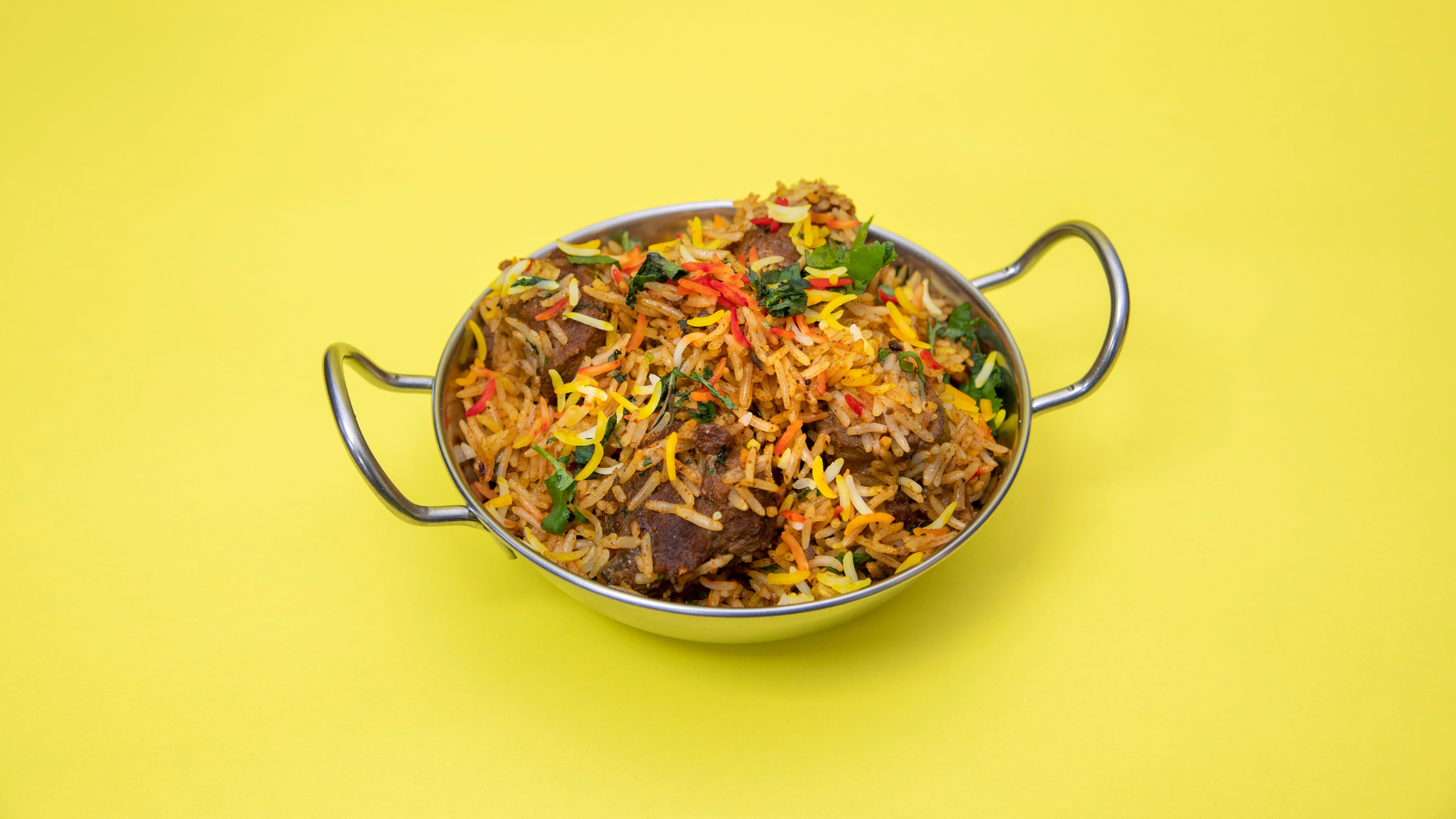 Lamb (on the bone )Bhuna Biryani-Appx 1 Kg box.