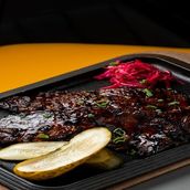 Slow Cooked Beef Brisket With House Pickles