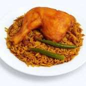 Bannu Pulao With A Quarter Chicken