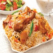 Chicken Dum Biriyani (No Egg)