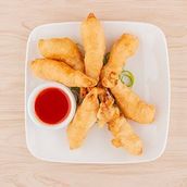 Golden Fried Prawns