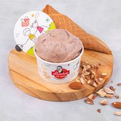 Coffee Almond Ice Cream