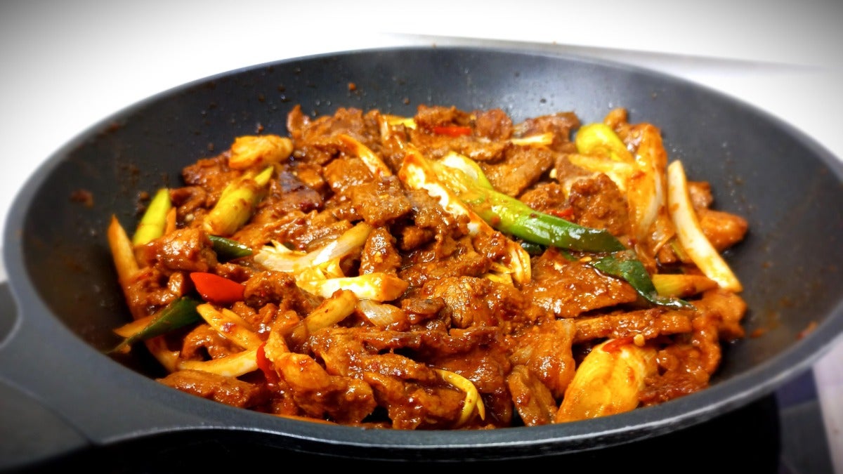 Surf and Turf Fusion [Squid and Pork bulgogi]