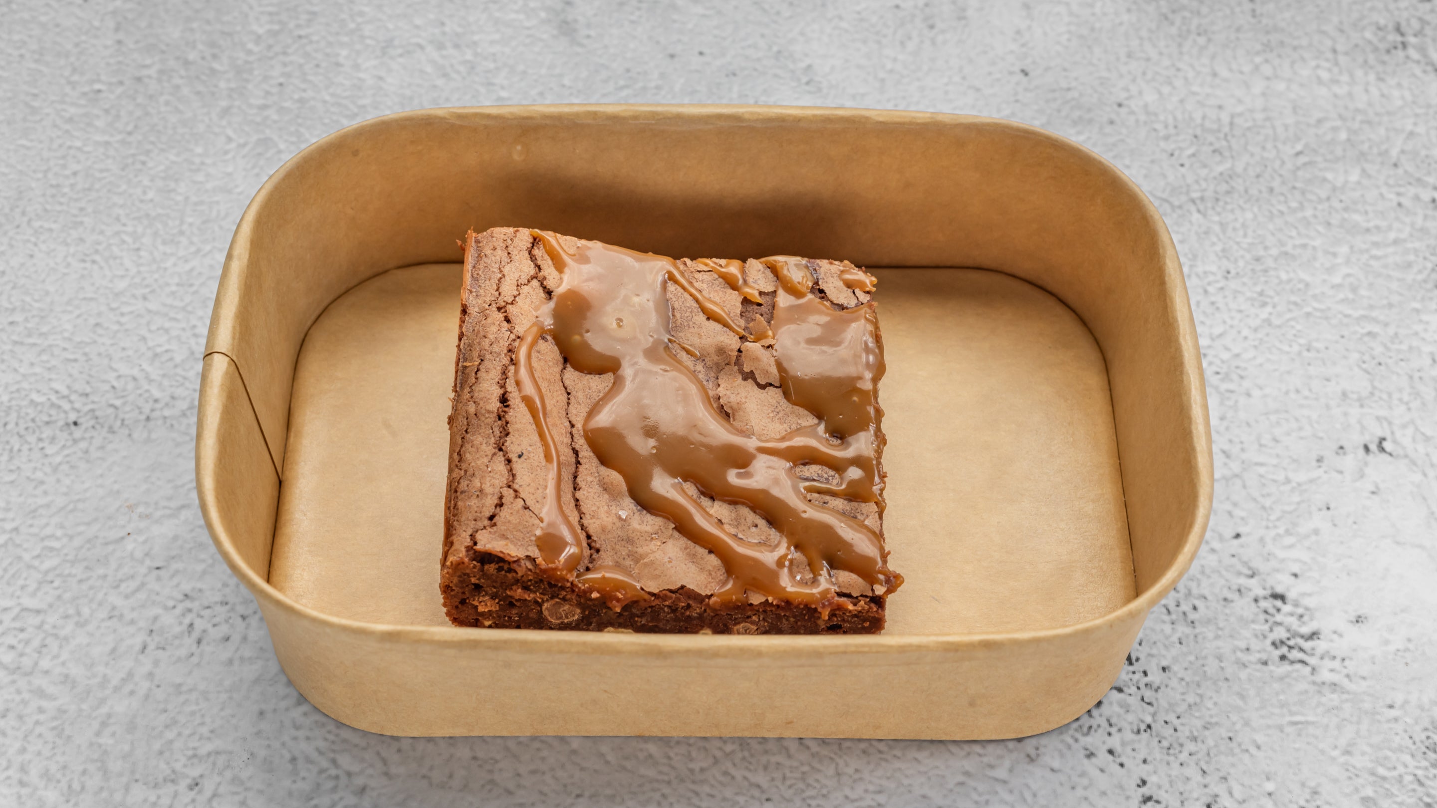 Caramel Drizzle Brownie