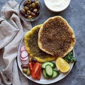 Cheese And Zaatar Dish