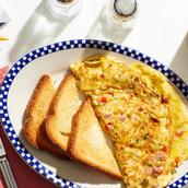 Omelette And Toast