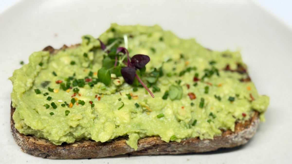 Avocado on Toast (Vegetarian) (Vegan)
