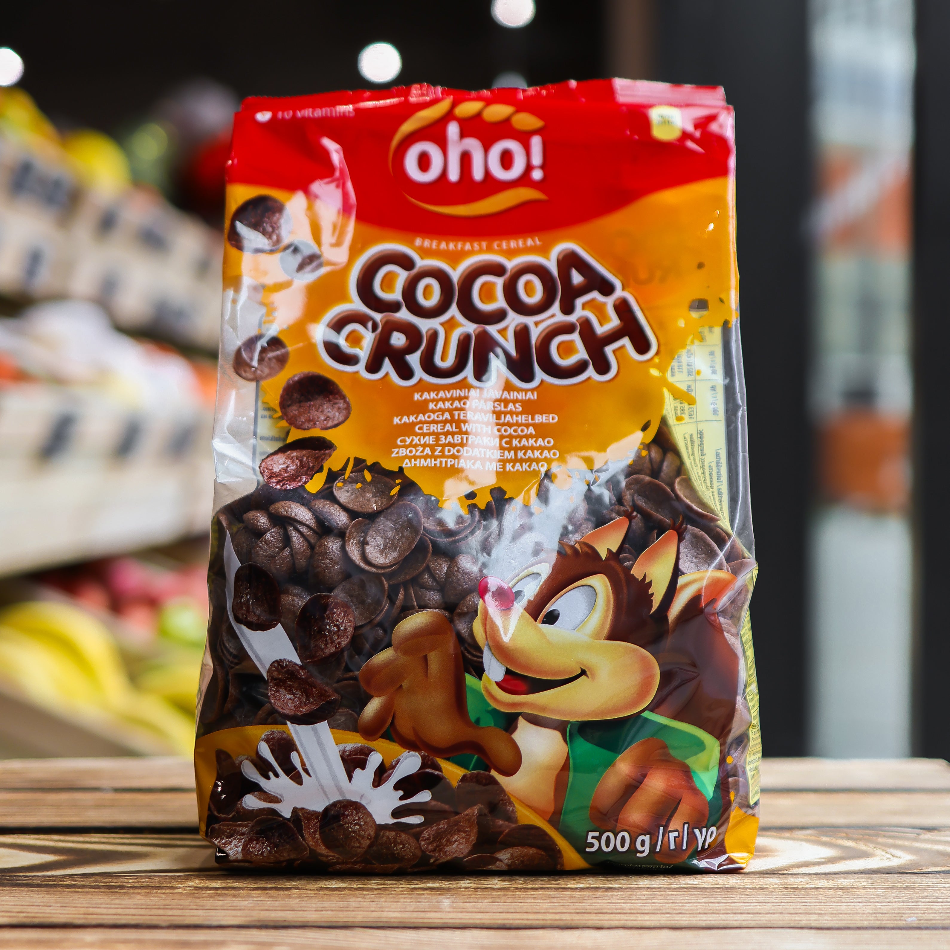 Oho Cocoa Flavoured Cereal (500g.)