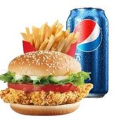 Chicken Burger Jambo Meal