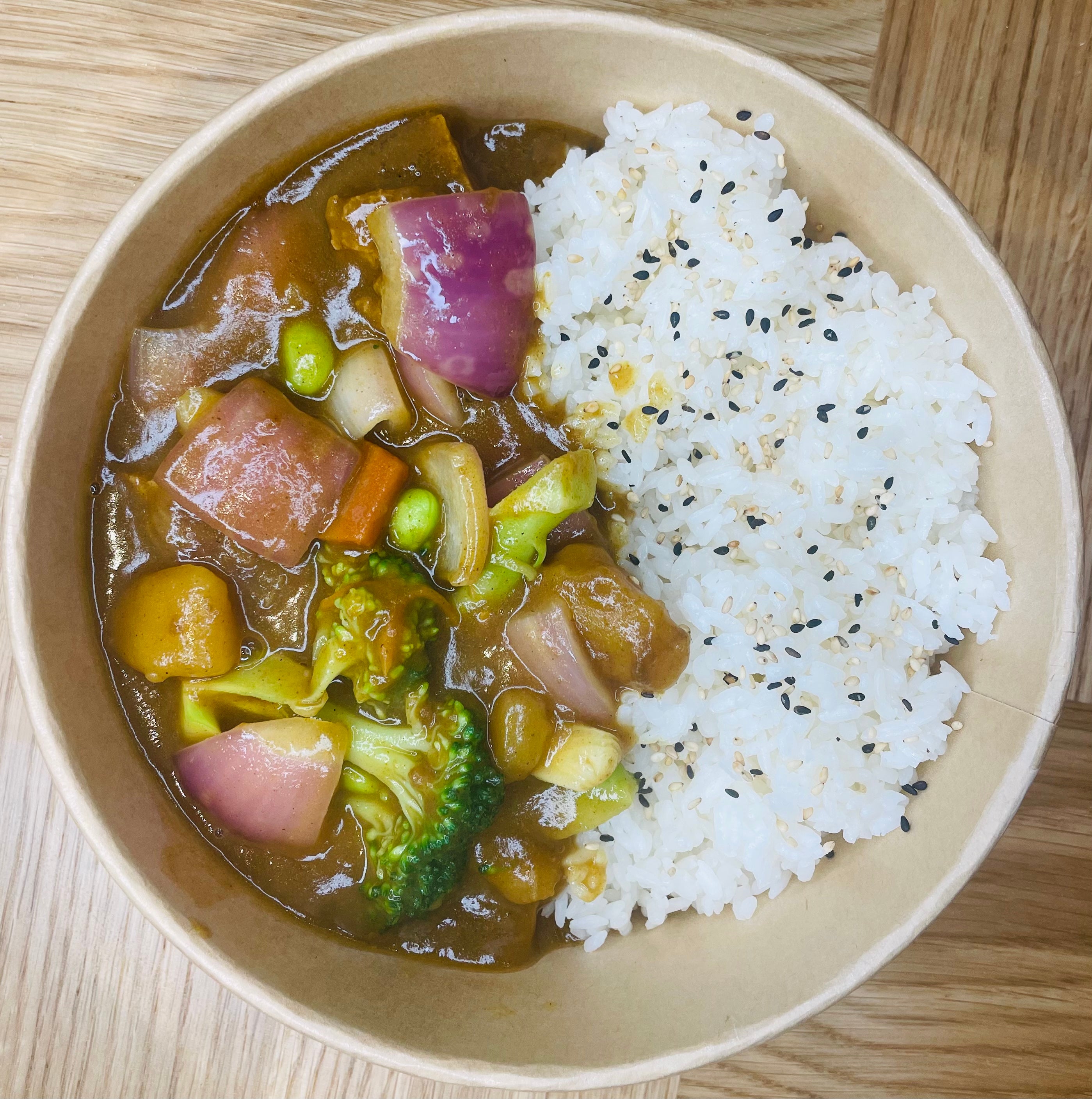 Vegetarian Japanese curry rice