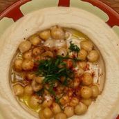Hummus plate