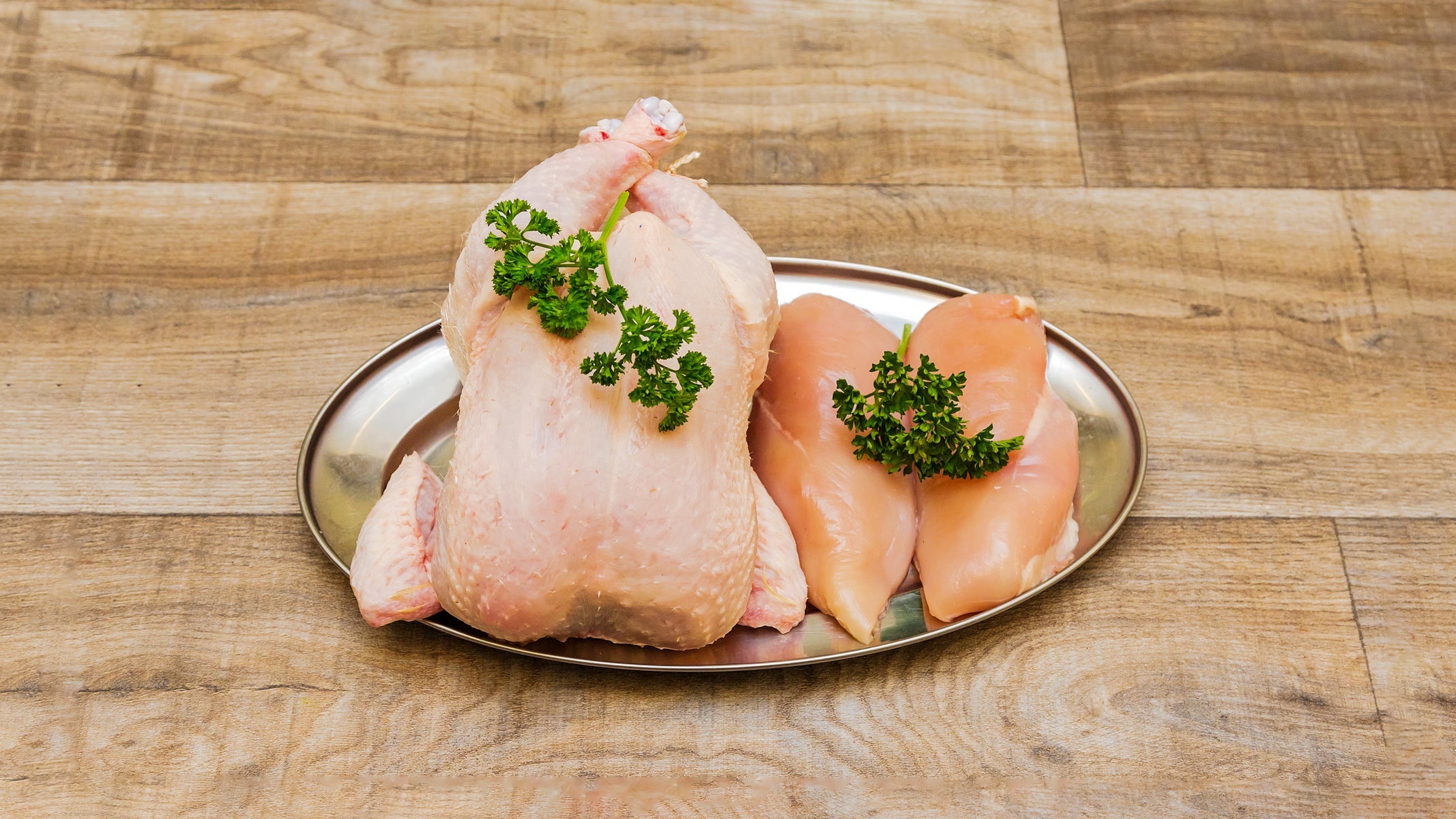 Packington Free Range Chicken Breast (2) (Minimum 400g)