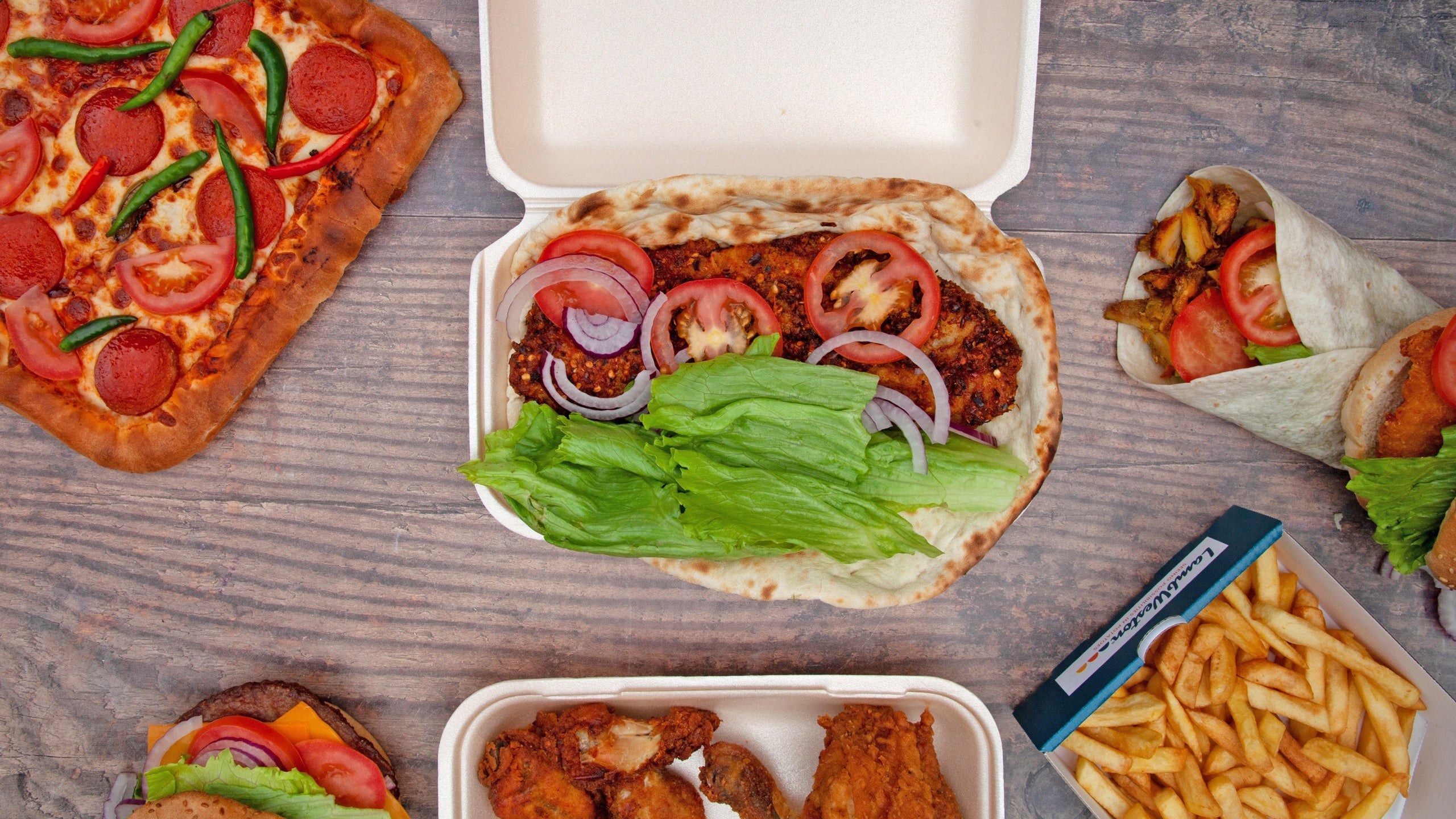 Square pizza