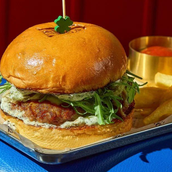 Burger with Truffle Sauce