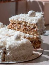 Coconut Cake by Slice