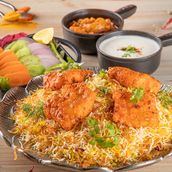 Amritsari Fish Biryani-Serves 1