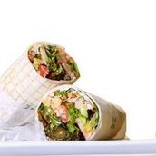 Chef's Veggie Packed Green Fella Fella Wrap Vegetarian