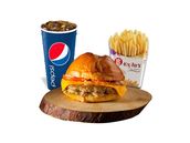 Tasty Beef Burger Meal